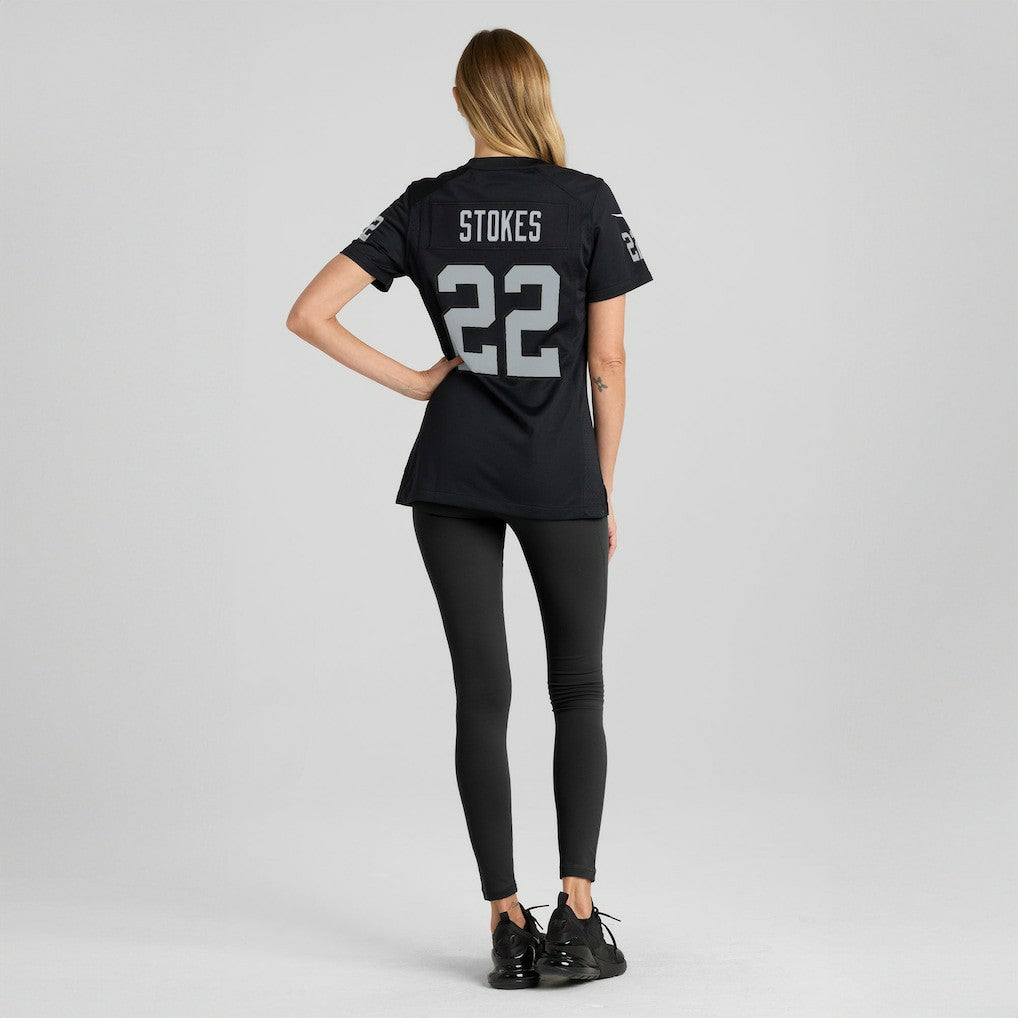 Eric Stokes Las Vegas Raiders Women's Team Game Jersey - Black - Nike