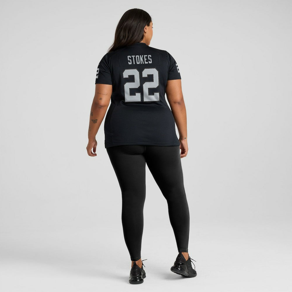 Eric Stokes Las Vegas Raiders Women's Team Game Jersey - Black - Nike