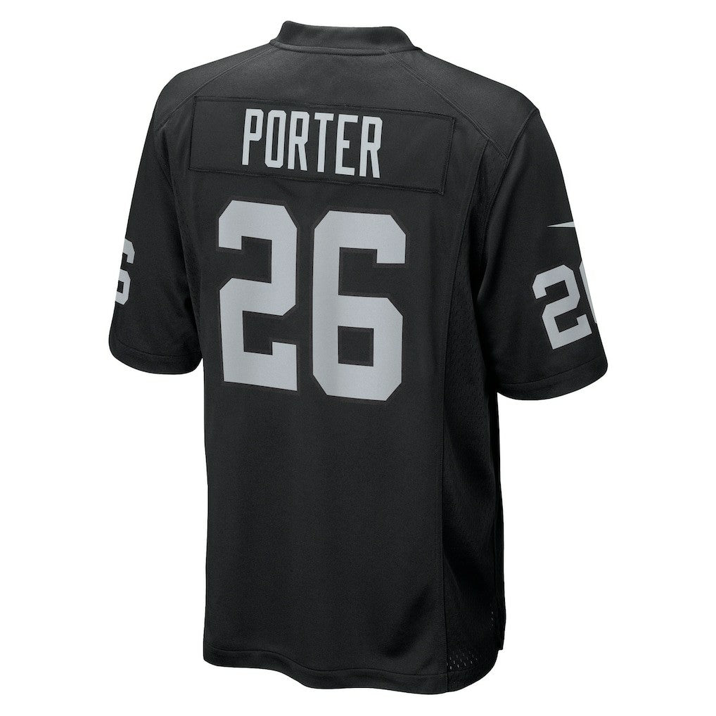 Darien Porter Las Vegas Raiders Team Game Jersey - Black - Nike
