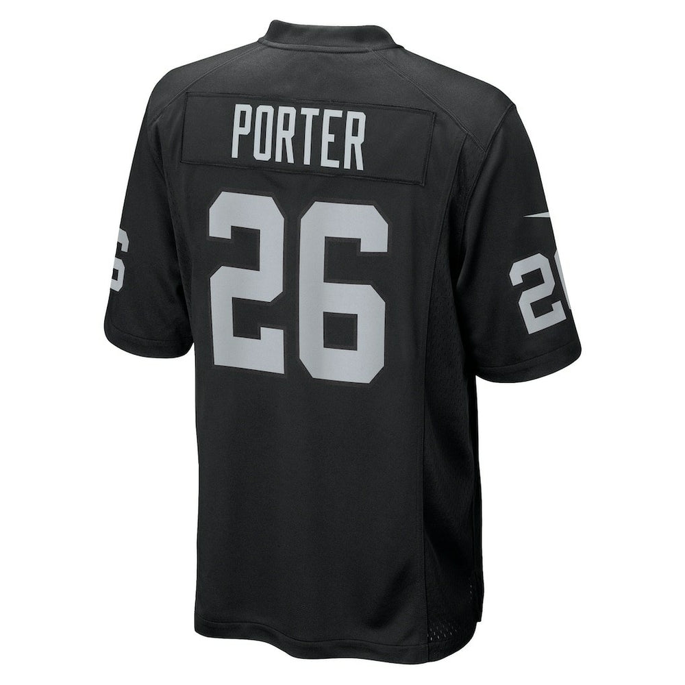 Darien Porter Las Vegas Raiders Team Game Jersey - Black - Nike