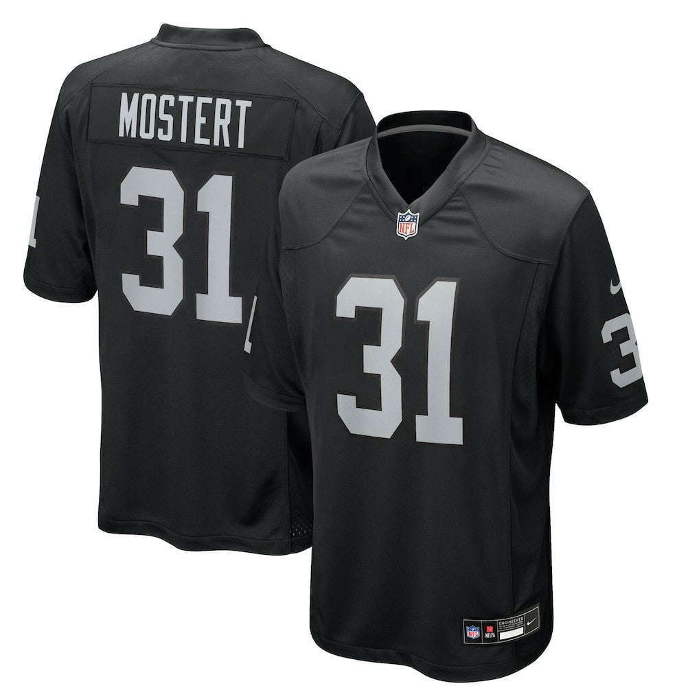 Raheem Mostert Las Vegas Raiders Team Game Jersey - Black - Nike