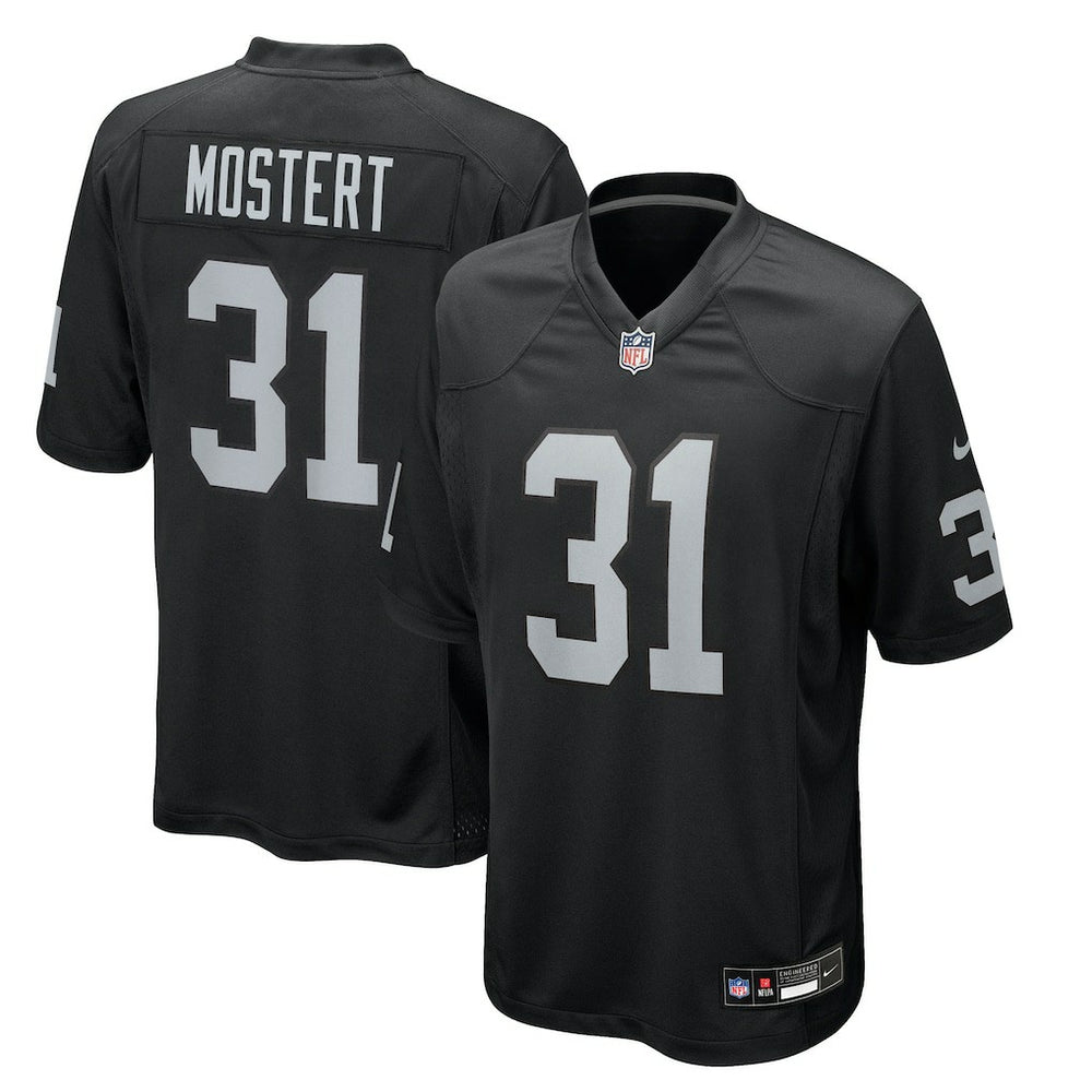 Raheem Mostert Las Vegas Raiders Team Game Jersey - Black - Nike
