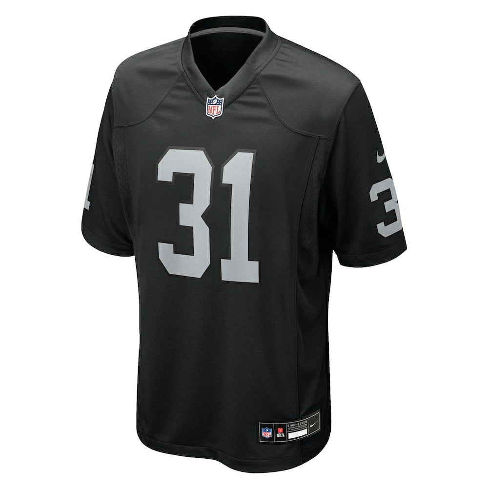Raheem Mostert Las Vegas Raiders Team Game Jersey - Black - Nike