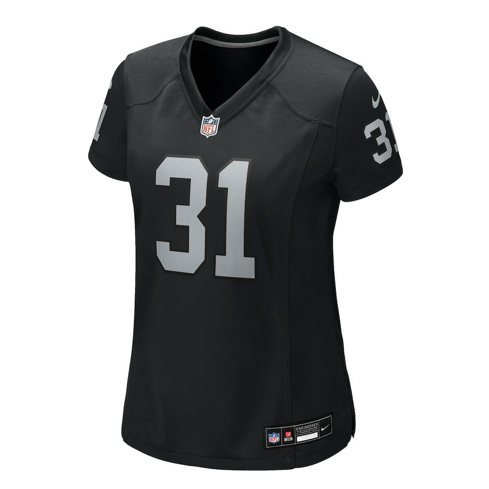 Raheem Mostert Las Vegas Raiders Women's Team Game Jersey - Black - Nike