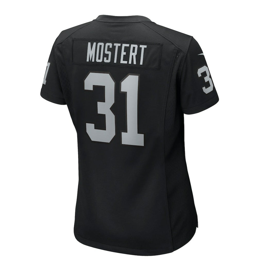 Raheem Mostert Las Vegas Raiders Women's Team Game Jersey - Black - Nike