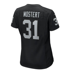 Raheem Mostert Las Vegas Raiders Women's Team Game Jersey - Black - Nike