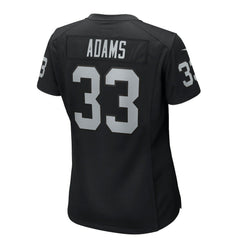 Jamal Adams Las Vegas Raiders Women's Team Game Jersey - Black - Nike