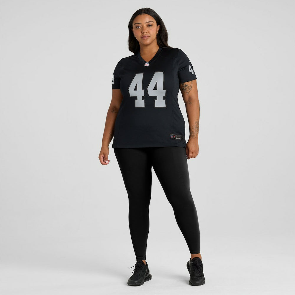 Tommy Eichenberg Las Vegas Raiders Women's Team Game Jersey - Black - Nike