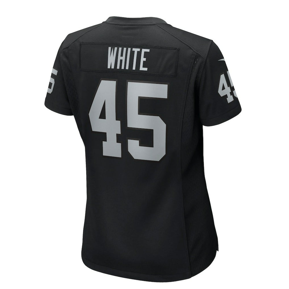 Devin White Las Vegas Raiders Women's Team Game Jersey - Black - Nike