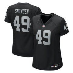 Charles Snowden Las Vegas Raiders Women's Team Game Jersey - Black - Nike
