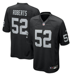 Elandon Roberts Las Vegas Raiders Team Game Jersey - Black - Nike