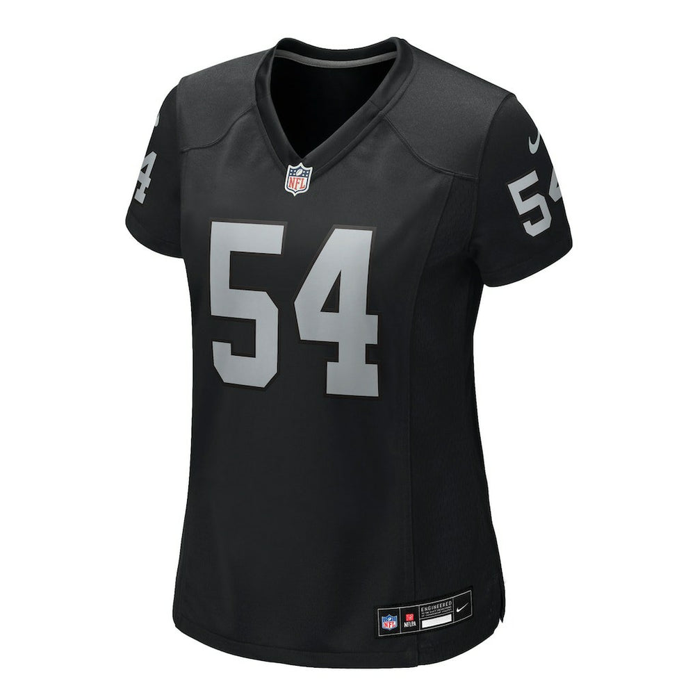 Brennan Jackson Las Vegas Raiders Women's Team Game Jersey - Black - Nike