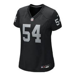 Brennan Jackson Las Vegas Raiders Women's Team Game Jersey - Black - Nike