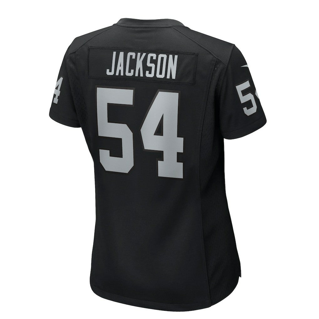 Brennan Jackson Las Vegas Raiders Women's Team Game Jersey - Black - Nike