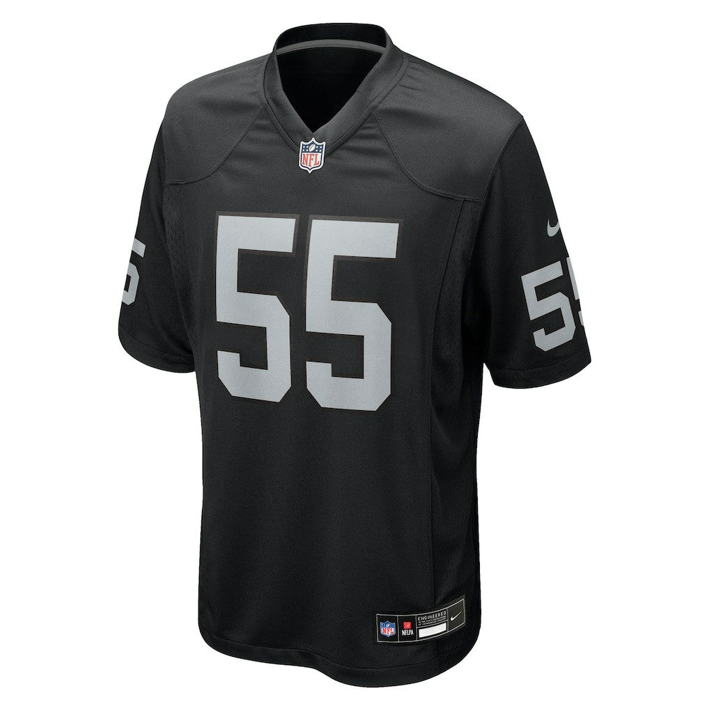 Cody Lindenberg Las Vegas Raiders Team Game Jersey - Black - Nike