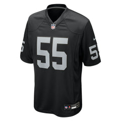 Cody Lindenberg Las Vegas Raiders Team Game Jersey - Black - Nike
