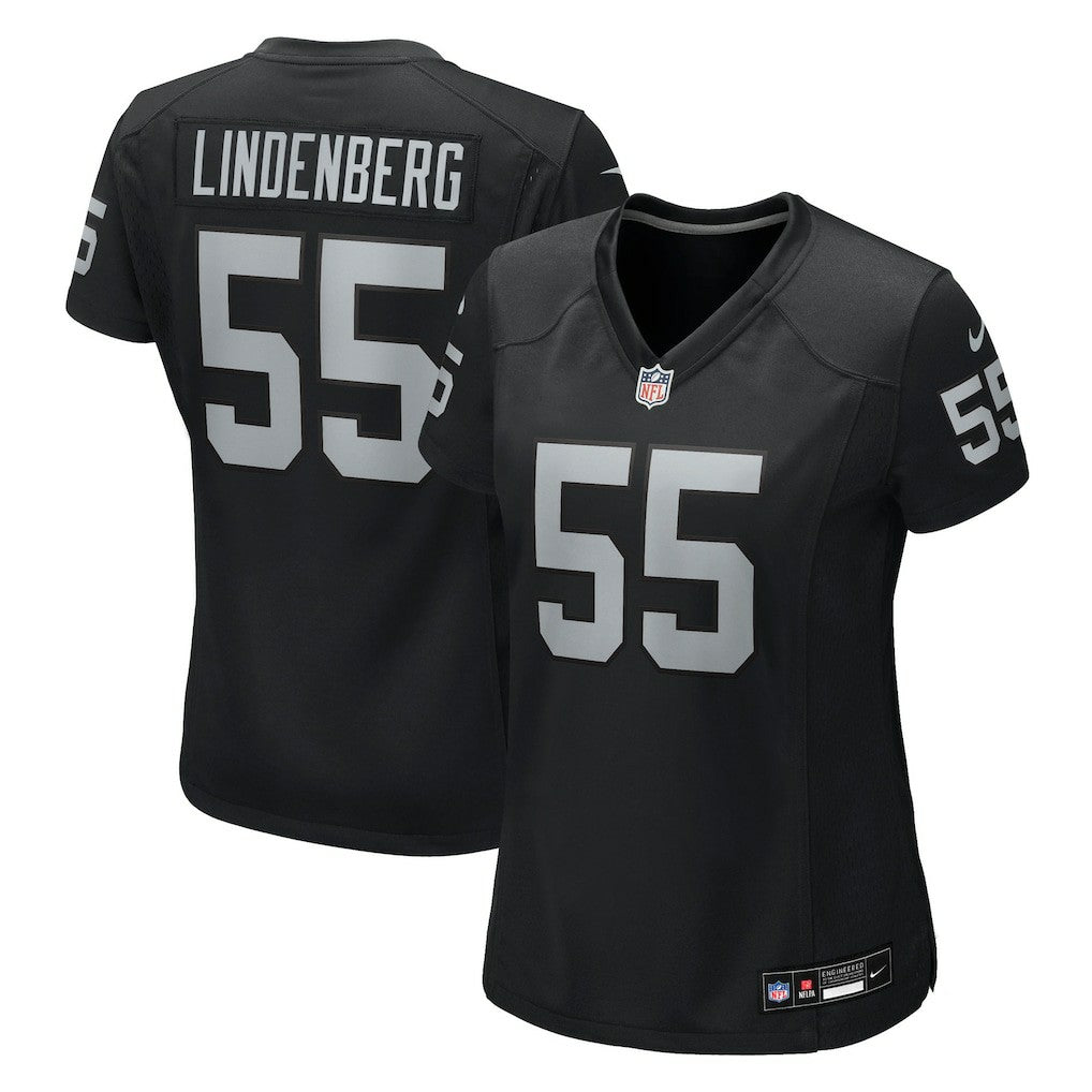 Cody Lindenberg Las Vegas Raiders Women's Team Game Jersey - Black - Nike
