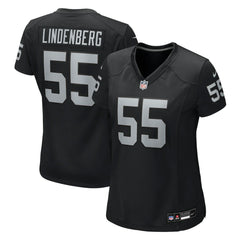 Cody Lindenberg Las Vegas Raiders Women's Team Game Jersey - Black - Nike
