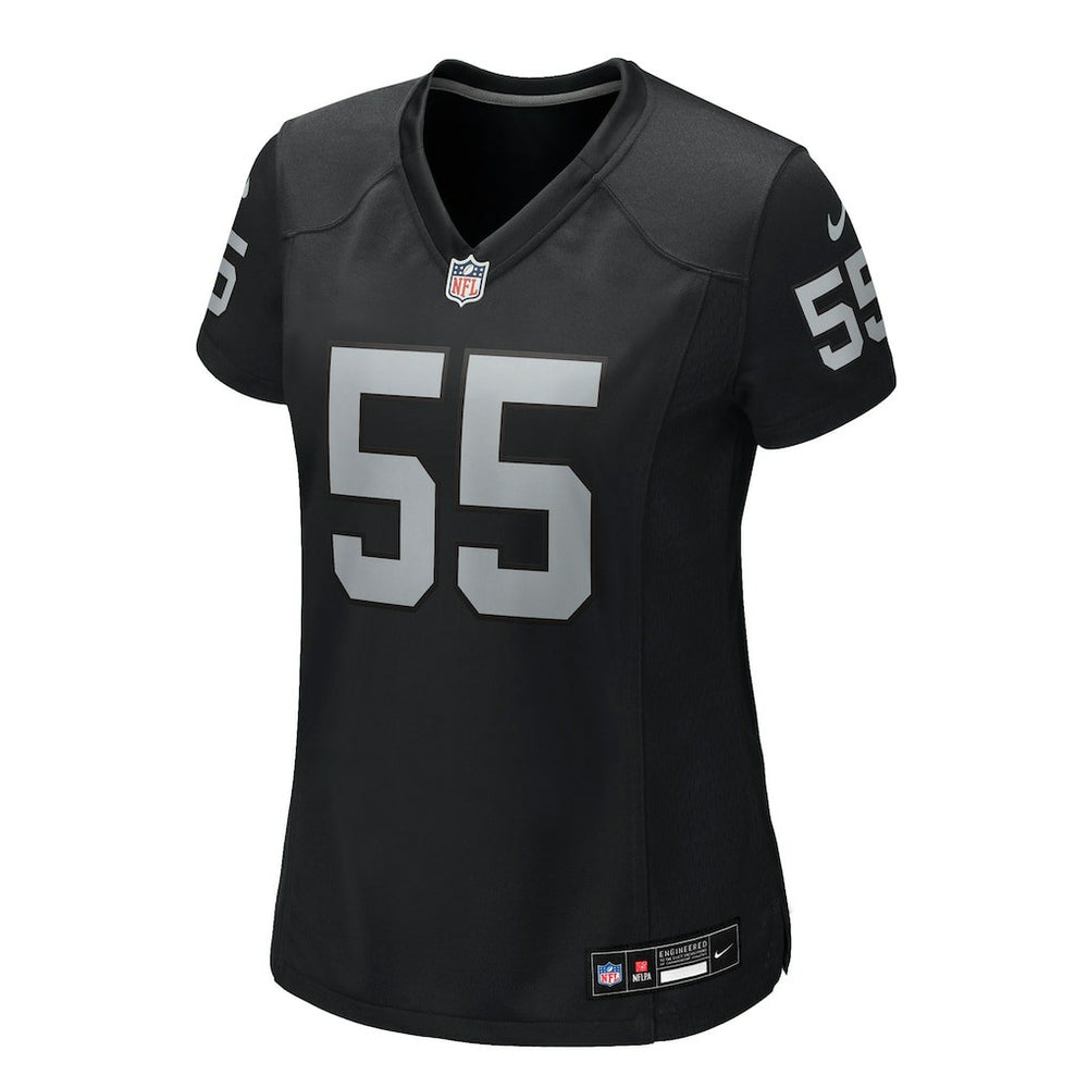 Cody Lindenberg Las Vegas Raiders Women's Team Game Jersey - Black - Nike