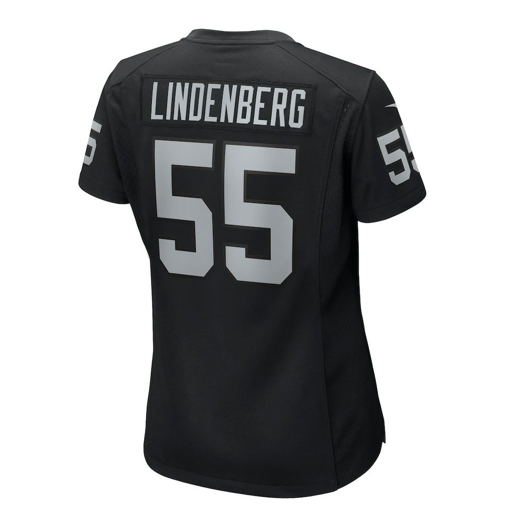 Cody Lindenberg Las Vegas Raiders Women's Team Game Jersey - Black - Nike