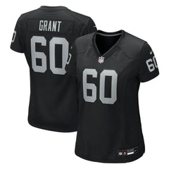 Charles Grant Las Vegas Raiders Women's Team Game Jersey - Black - Nike