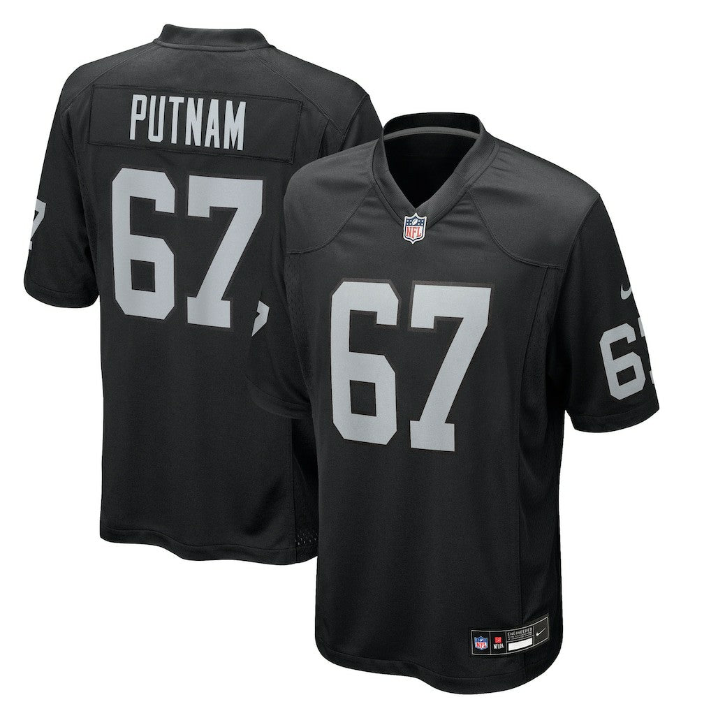 Will Putnam Las Vegas Raiders Team Game Jersey - Black - Nike