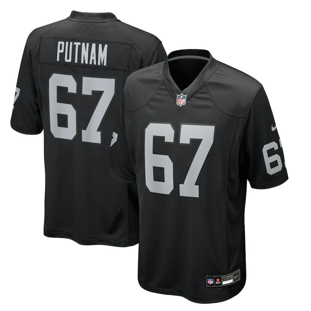 Will Putnam Las Vegas Raiders Team Game Jersey - Black - Nike