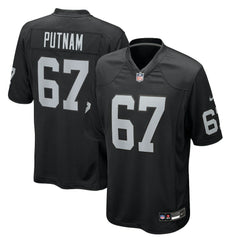 Will Putnam Las Vegas Raiders Team Game Jersey - Black - Nike