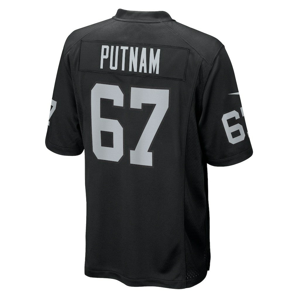 Will Putnam Las Vegas Raiders Team Game Jersey - Black - Nike