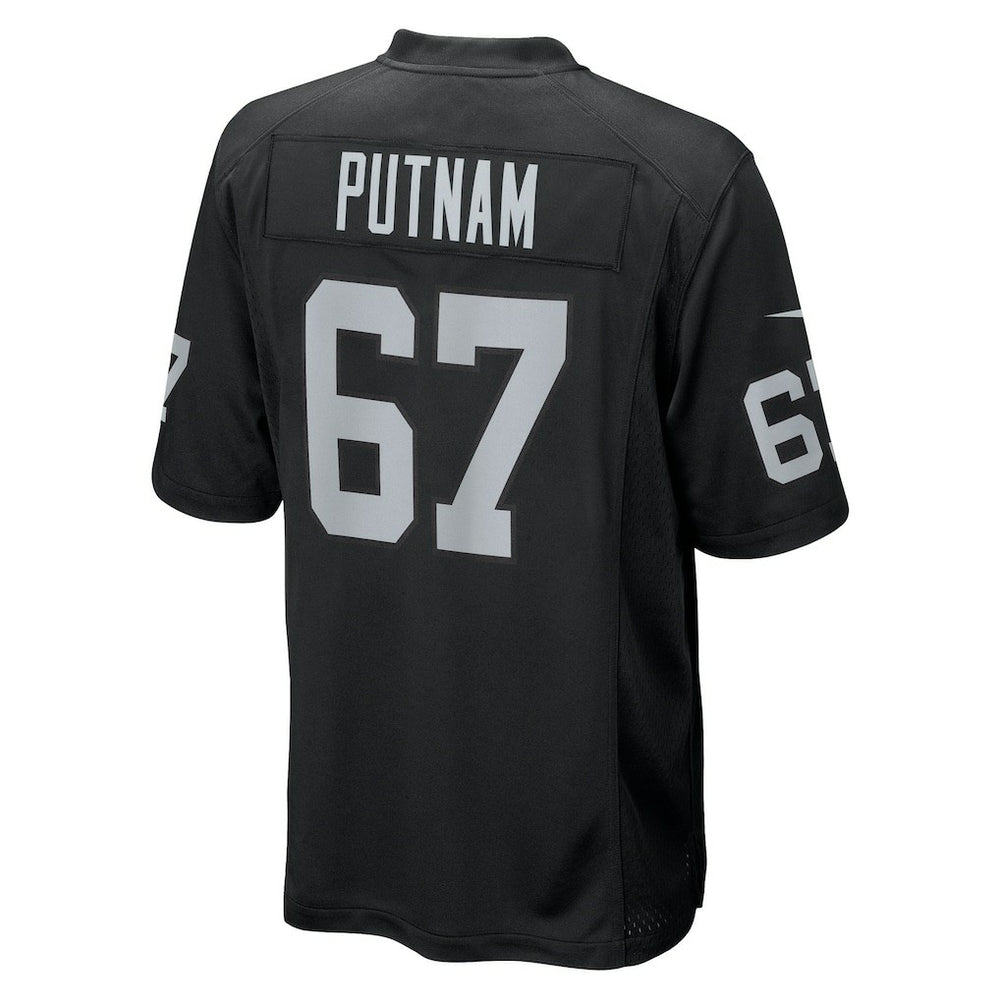 Will Putnam Las Vegas Raiders Team Game Jersey - Black - Nike
