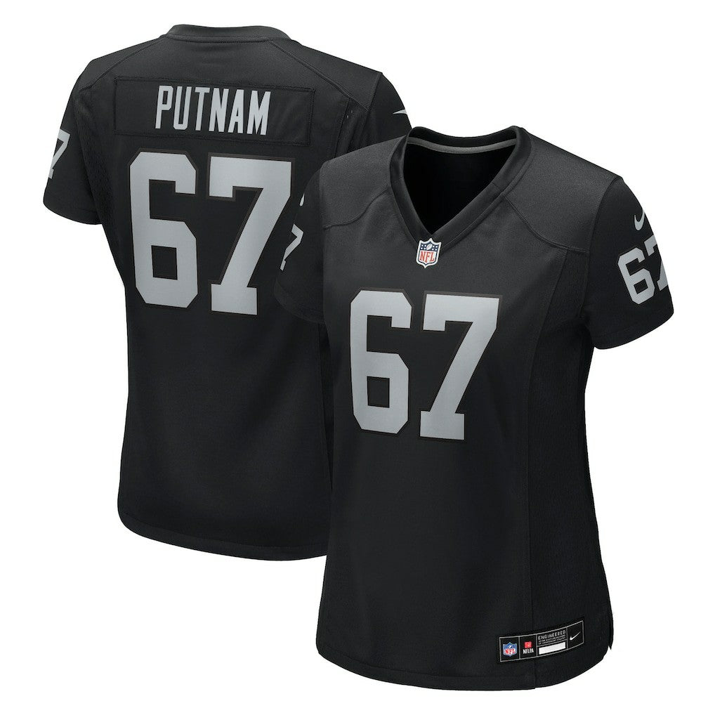 Will Putnam Las Vegas Raiders Women's Team Game Jersey - Black - Nike
