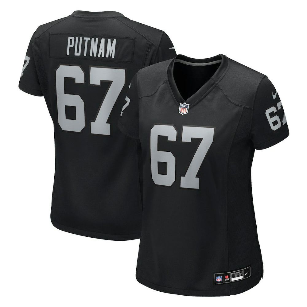 Will Putnam Las Vegas Raiders Women's Team Game Jersey - Black - Nike