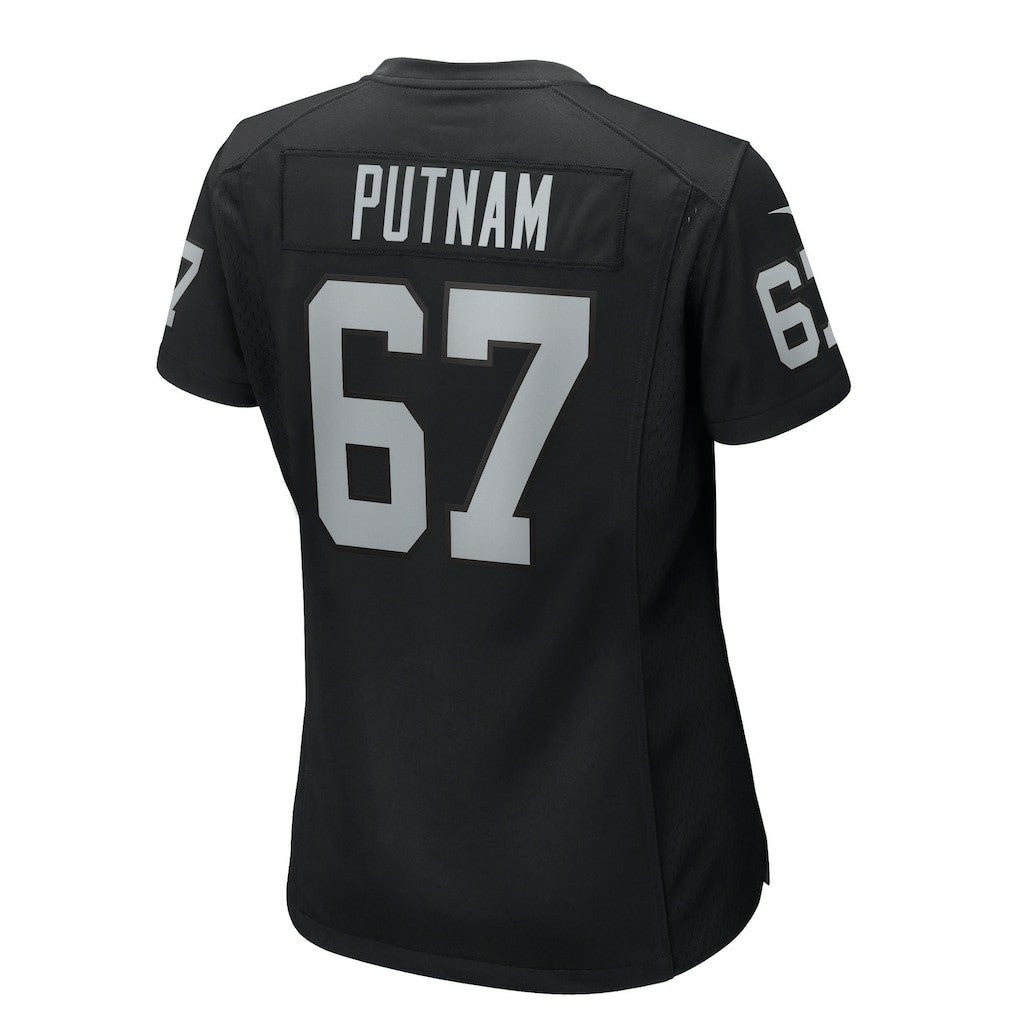 Will Putnam Las Vegas Raiders Women's Team Game Jersey - Black - Nike