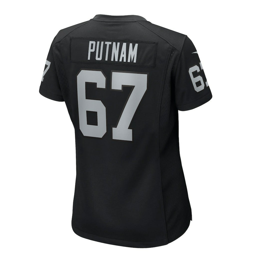 Will Putnam Las Vegas Raiders Women's Team Game Jersey - Black - Nike