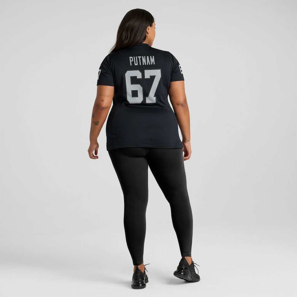 Will Putnam Las Vegas Raiders Women's Team Game Jersey - Black - Nike