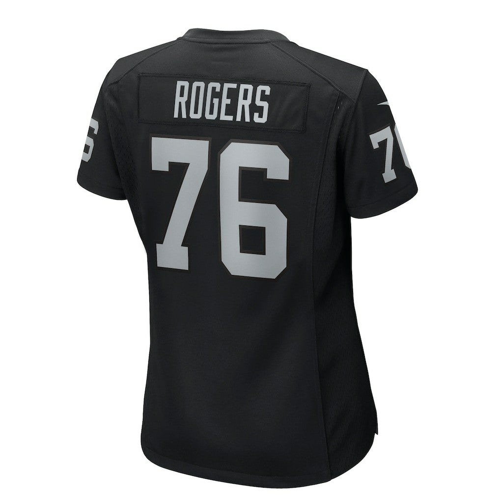 Caleb Rogers Las Vegas Raiders Women's Team Game Jersey - Black - Nike