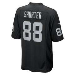 Justin Shorter Las Vegas Raiders Team Game Jersey - Black - Nike