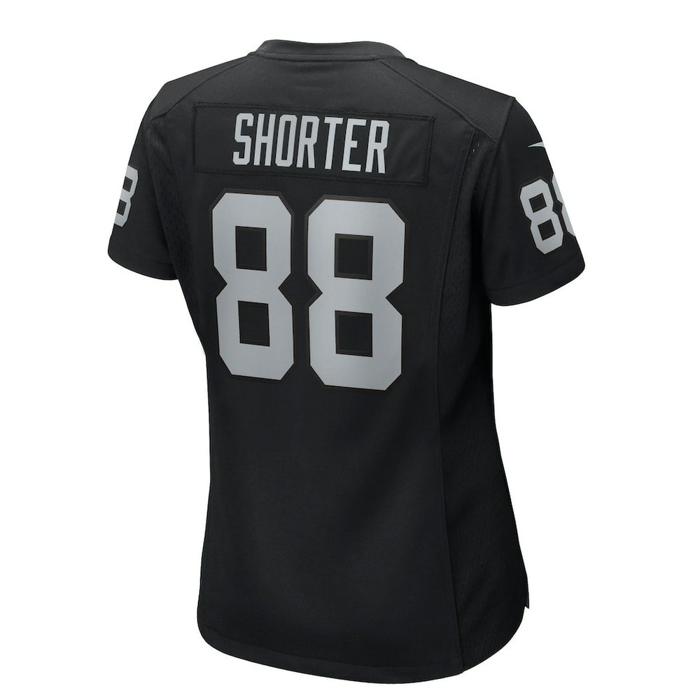 Justin Shorter Las Vegas Raiders Women's Team Game Jersey - Black - Nike