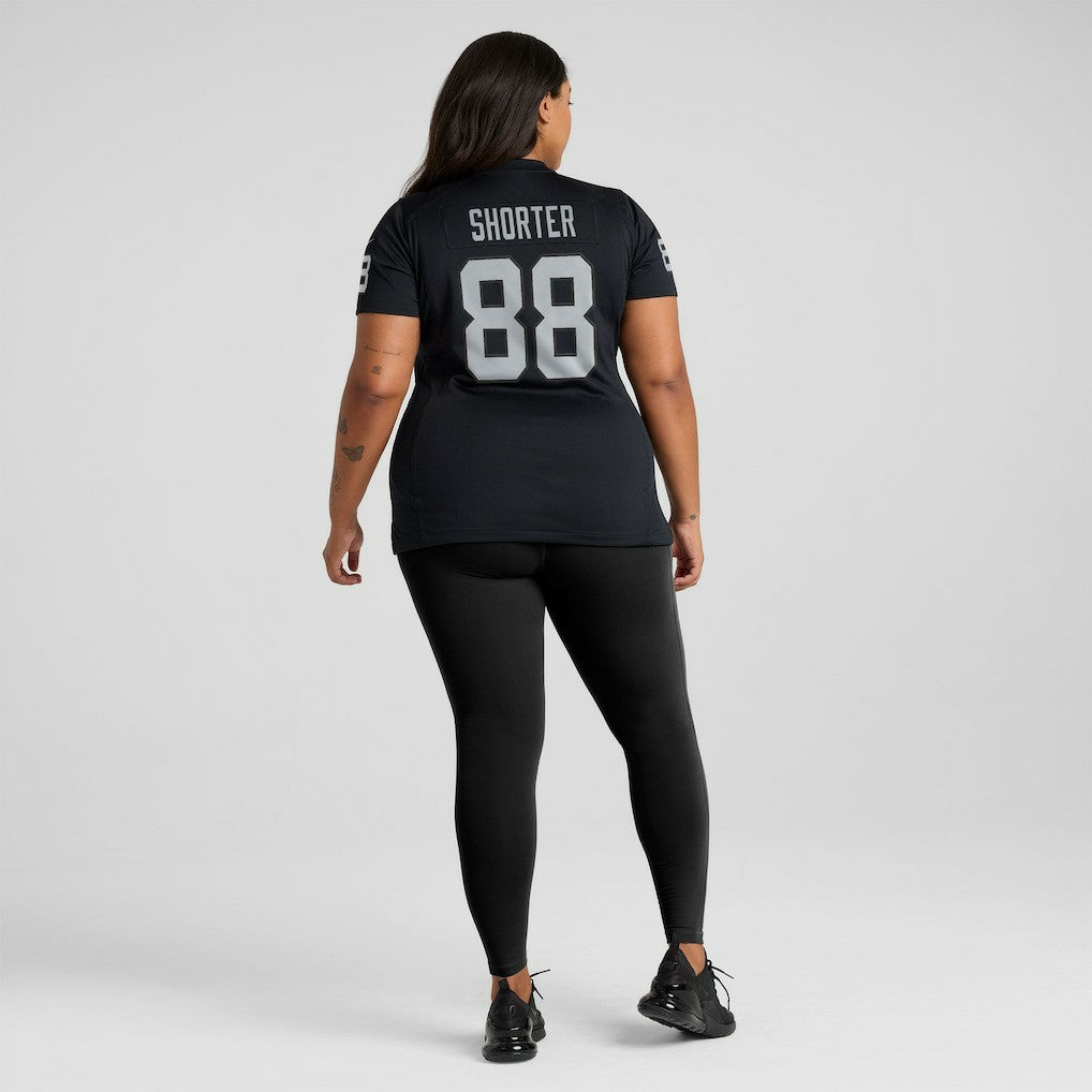 Justin Shorter Las Vegas Raiders Women's Team Game Jersey - Black - Nike