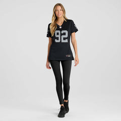JJ Pegues Las Vegas Raiders Women's Team Game Jersey - Black - Nike