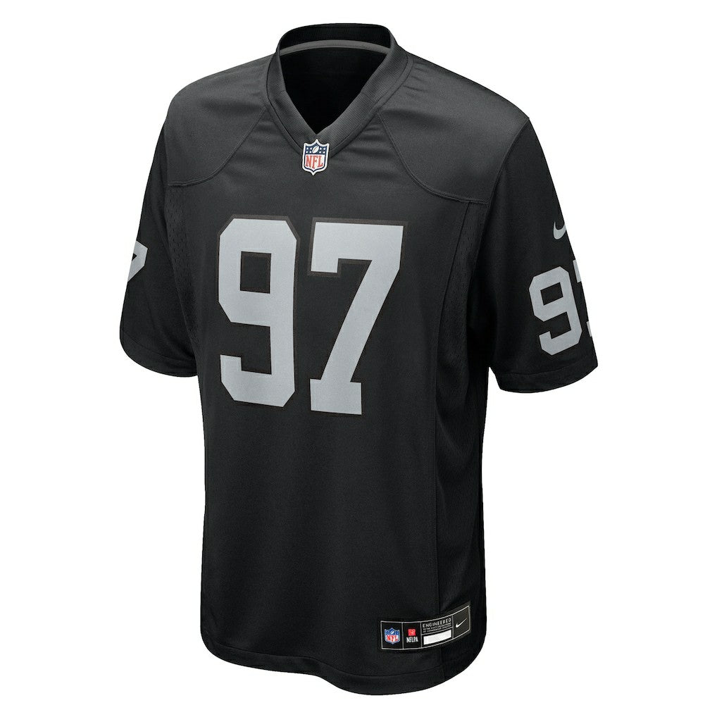 Tonka Hemingway Las Vegas Raiders Team Game Jersey - Black - Nike