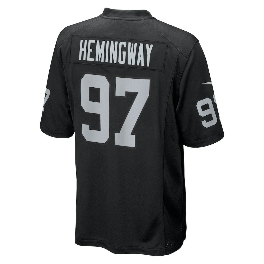 Tonka Hemingway Las Vegas Raiders Team Game Jersey - Black - Nike