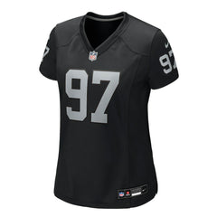 Tonka Hemingway Las Vegas Raiders Women's Team Game Jersey - Black - Nike