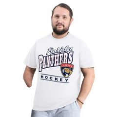 Florida Panthers G-III Sports by Carl Banks Adaptive Headliner T-Shirt - White | NHL Clearance
