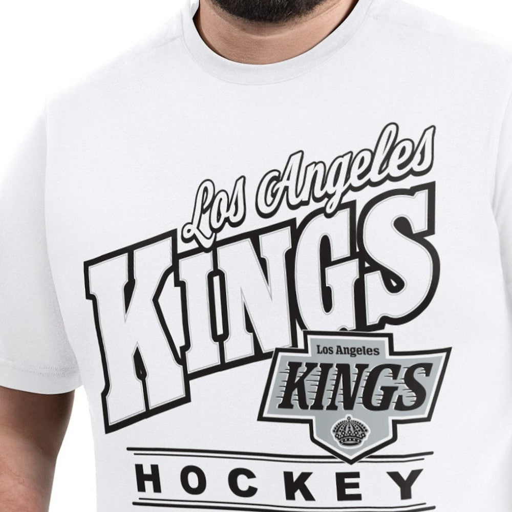 Los Angeles Kings G-III Sports by Carl Banks Adaptive Headliner T-Shirt - White | NHL Clearance