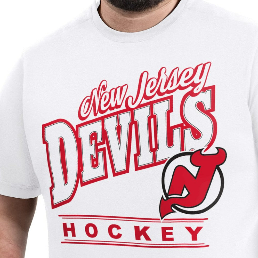 New Jersey Devils G-III Sports by Carl Banks Adaptive Headliner T-Shirt - White | NHL sale