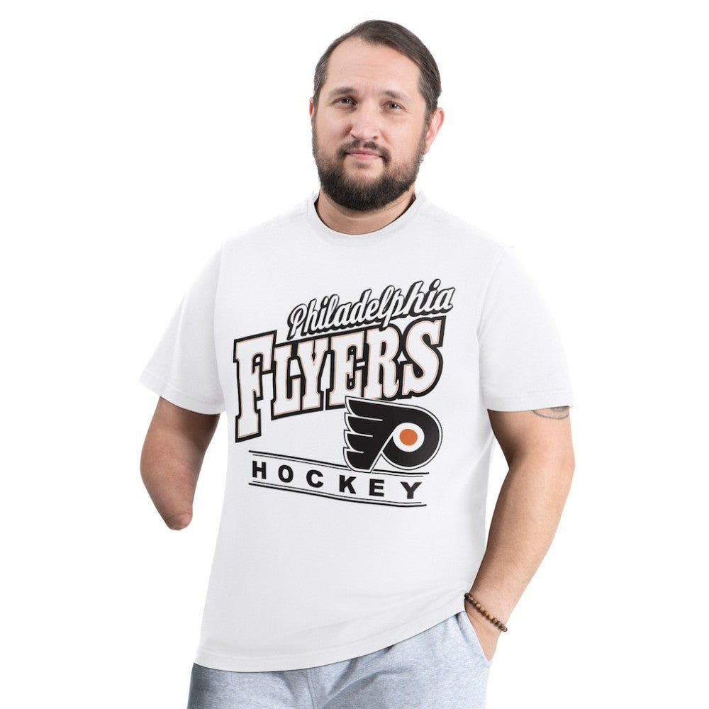 Philadelphia Flyers G-III Sports by Carl Banks Adaptive Headliner T-Shirt - White | NHL on sale