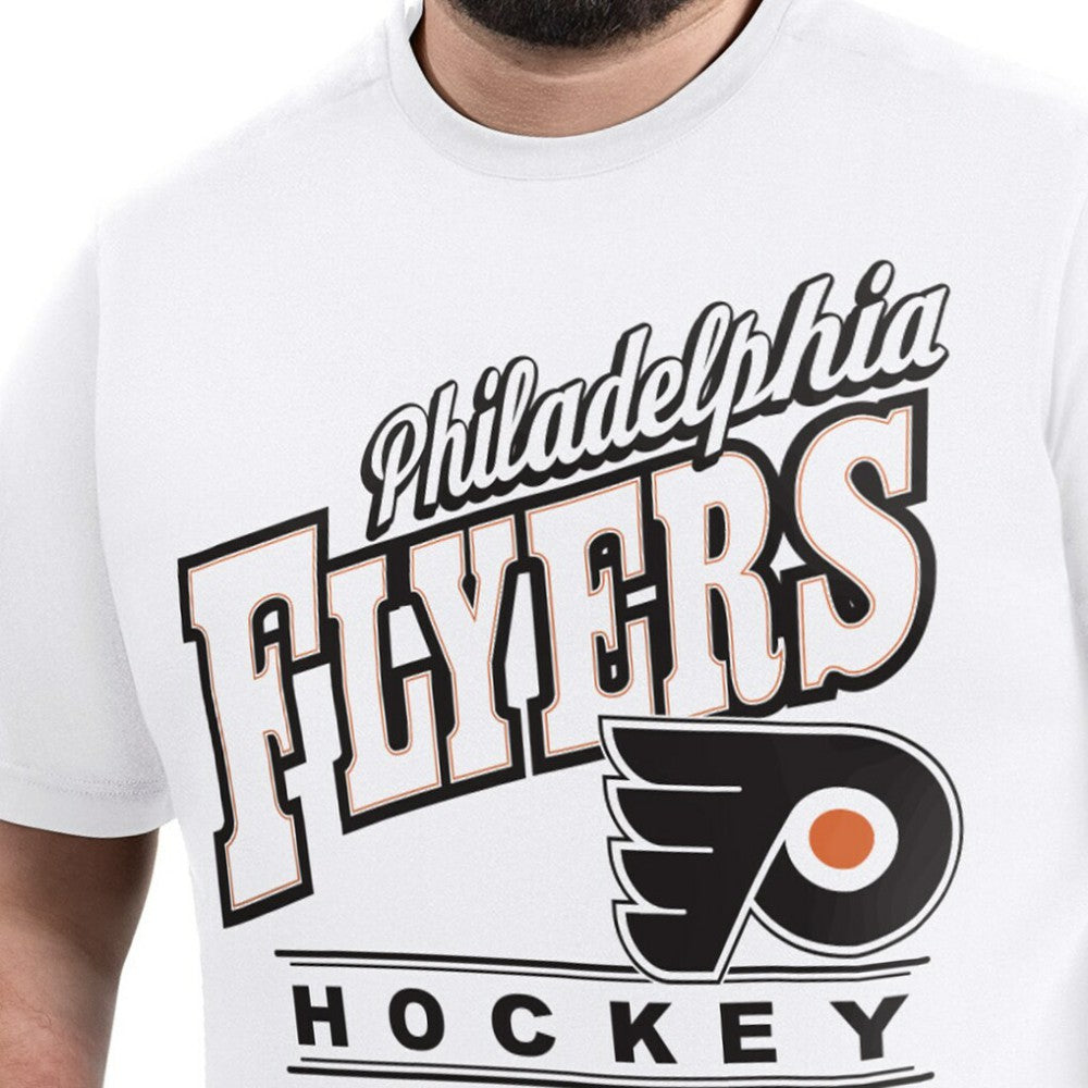 Philadelphia Flyers G-III Sports by Carl Banks Adaptive Headliner T-Shirt - White | NHL on sale