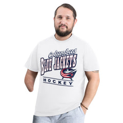 Columbus Blue Jackets G-III Sports by Carl Banks Adaptive Headliner T-Shirt - White | NHL online