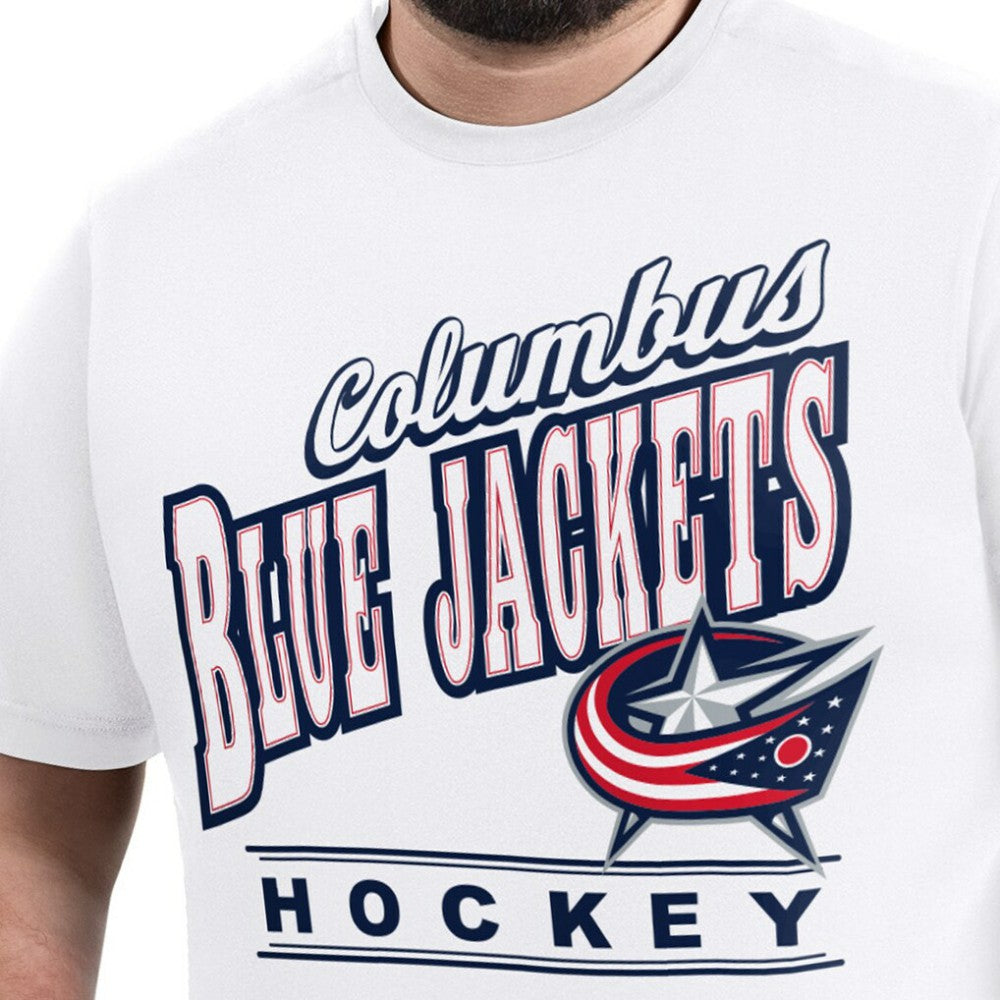 Columbus Blue Jackets G-III Sports by Carl Banks Adaptive Headliner T-Shirt - White | NHL online